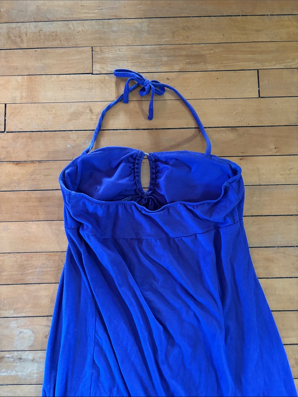 EUC Apt. 9 Purple/Blue Halter Y2K Maxi Dress - Picture 6 of 7